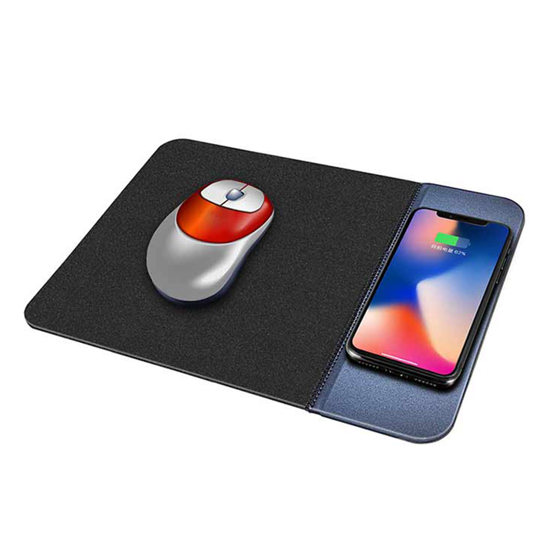 2 in 1 gaming mouse mat with phone charger wireless charge charging pad
