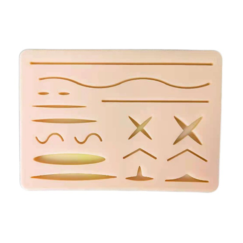 Reusable silicon suture pad for injection training suture practice pad kit IVfor student nurse