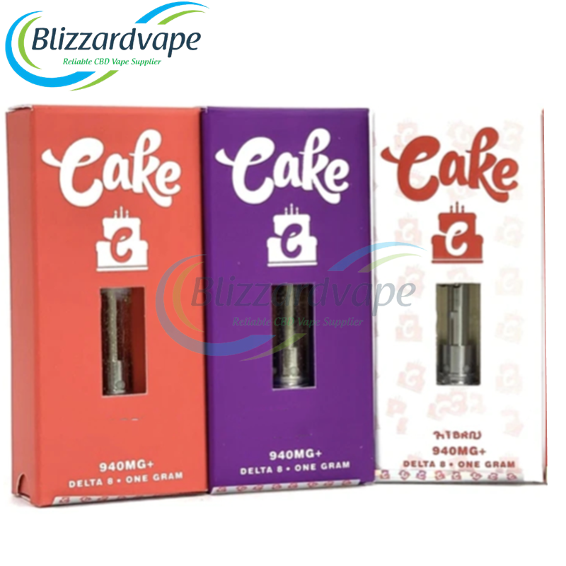 Отсутствие утечки изготовленный на заказ тележки торт Delta 8 одноразовые Cbd Vape картридж 1 мл для 510