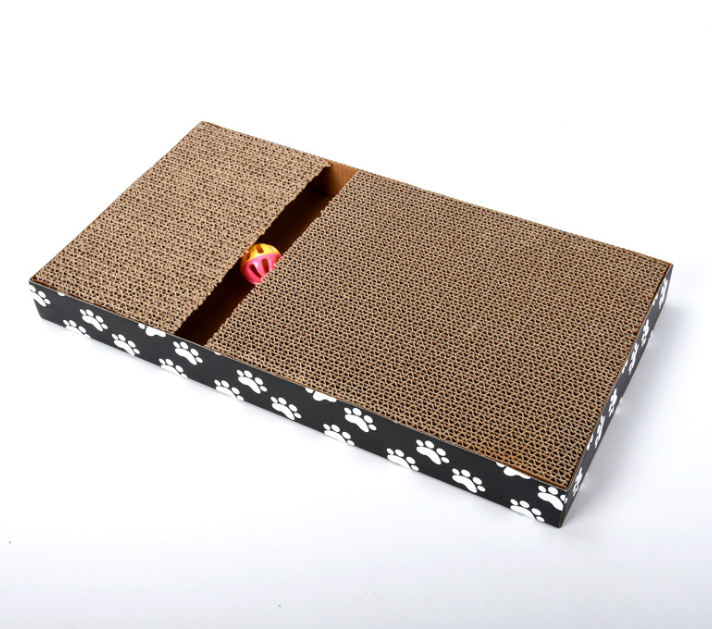 2021 High Quality Custom Logo Design Hot Corrugated Paper For Cat Claws With Catmint Cat Scratcher Pet Toy
