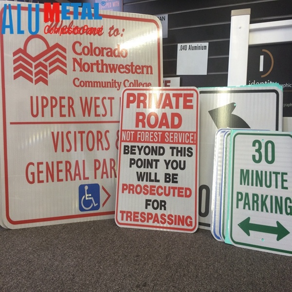 Alumetal acm aluminum traffic sign board for home house and stop
