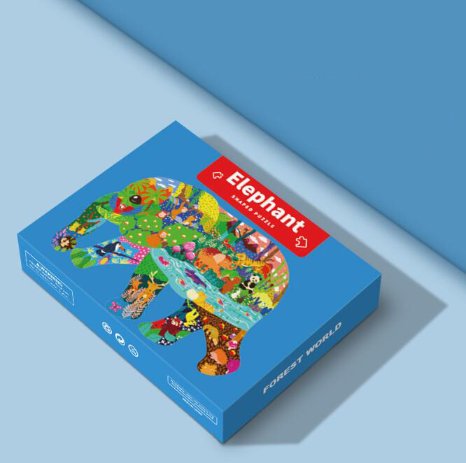 Игра-головоломка для животных, бумажная головоломка для животных, Детский пазл с шестью стилями