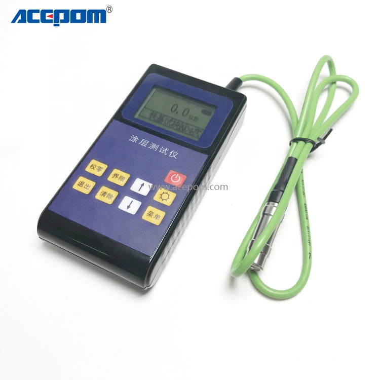 ACEPOM610 Высокая точность цифровой магнитное покрытие краски толщиномер высокая производительность