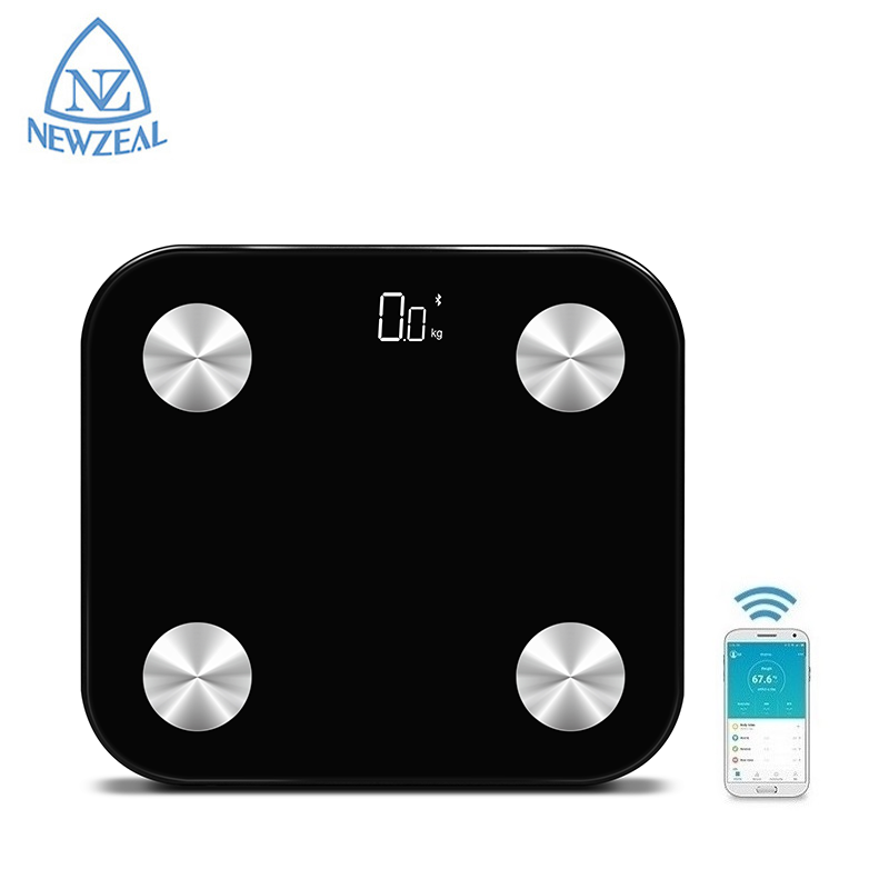 White LED Display Mini Smart Bathroom Weighing Scale Bluetooth Digital Scale