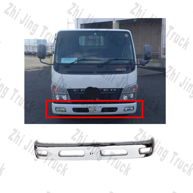 Запчасти для кузова грузовика Nissan Isuzu Hino, хромированный передний бампер, узкий для Mitsubishi Fuso Canter 2006