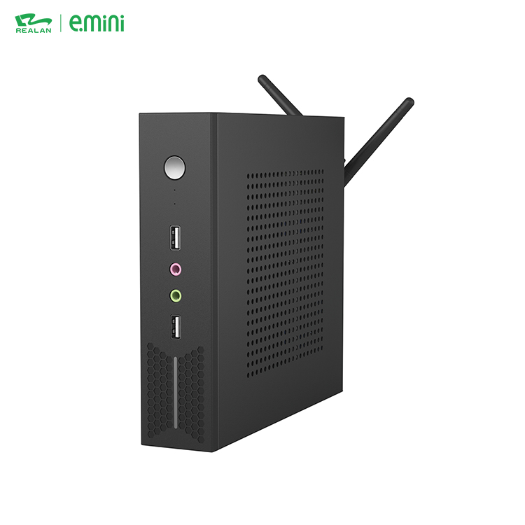 T5 дешевая Материнская плата Celeron Windows безвентиляторная тонкая клиентская Настольная мини-ПК