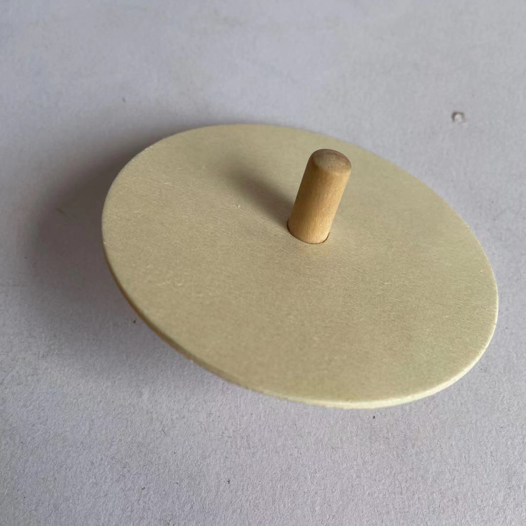 Log Environmental Protection Children's Toy Spinning Top Custom Color Cute Mini Wooden Gyro