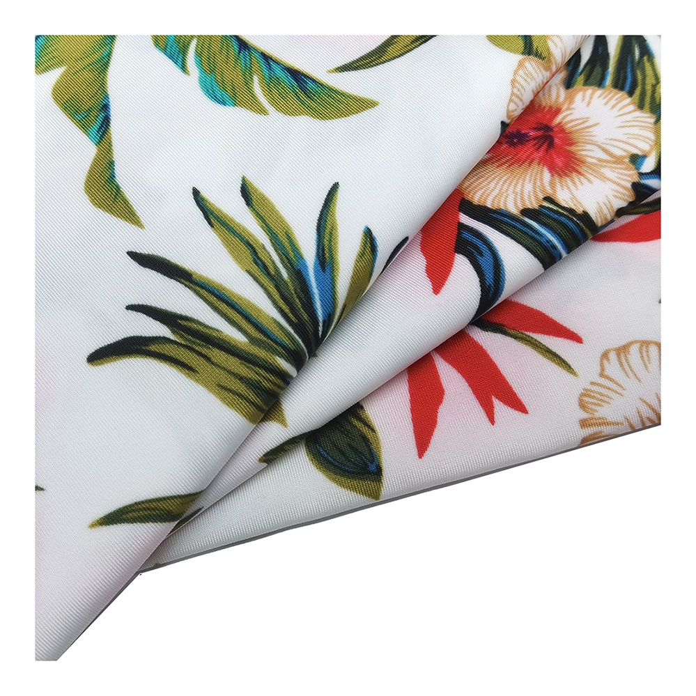 High Grade Customized Stretch Nylon Spandex Swimwear Soft Plain Print Matte Fabric