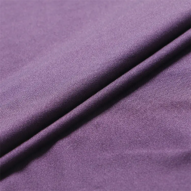 QS4060 Smooth and Soft Stretchable 4 Way Stretch Spandex Single Jersey Fabric Lining Fabric