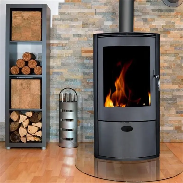 Wood Burning Stove Wood Chip Heater European Indoor Freestanding Fireplace