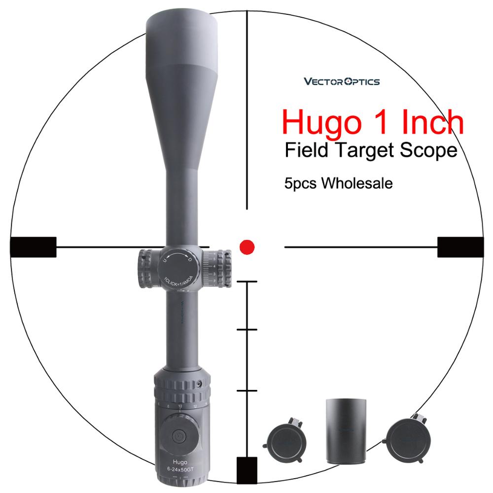Векторная оптика Hugo 6-24x50 поле стрельбы 1 дюймов прицел не менее 10 ярдов закаленное стекло сетки башни замка боковым фокусом