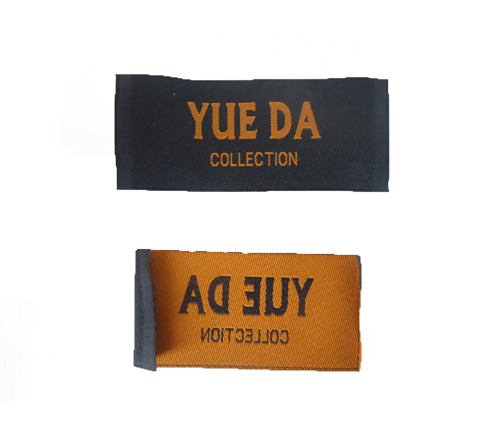 Custom high quality woven clothing label/patch for woven labels clothing