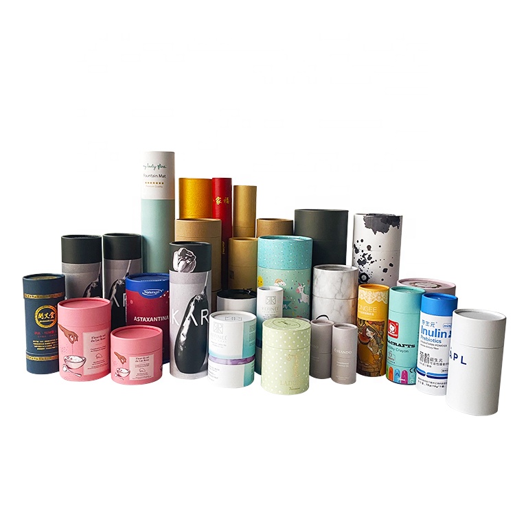 Custom Food Grade Tea Candle Brown Kraft Paper Round Cylinder Cardboard Packaging Tubes Box для подарков