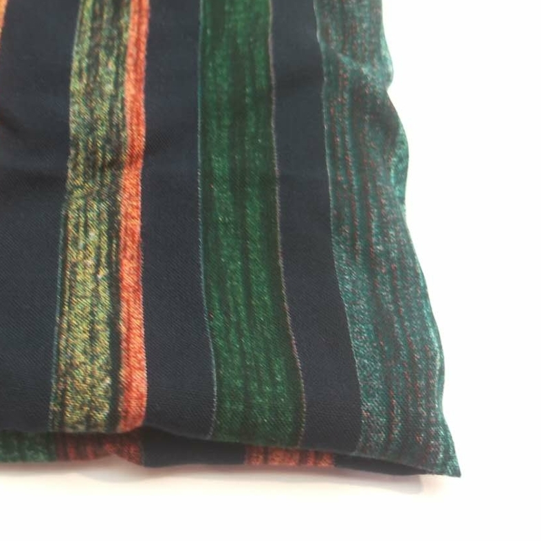 viscose and rayon cavalry twill woven fabric digital print fabric for dress and garment