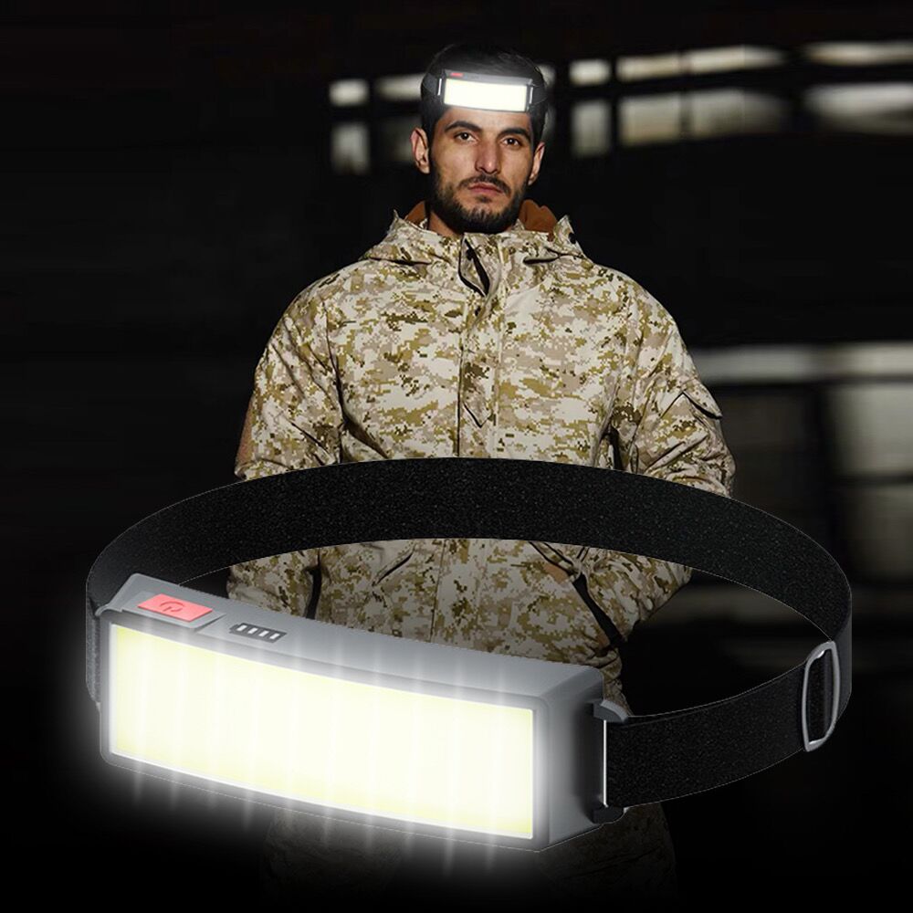 Soft Light Headlamp with COB Wick Headlight Beads Other Household Sundries All-season Not Support Outdoor 97g ABS