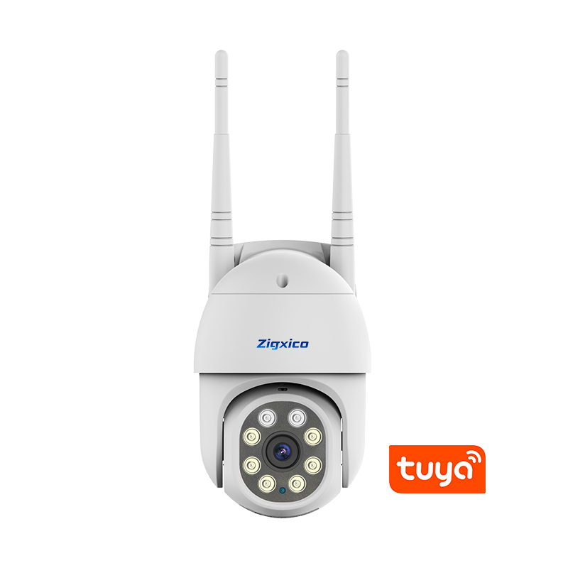 Tuya Smart 2Mp Беспроводная камера слежения Ai Wifi Ip Ptz камера 1080P полноцветная камера ночного видения Мини купольная ptz_камера уличные камеры