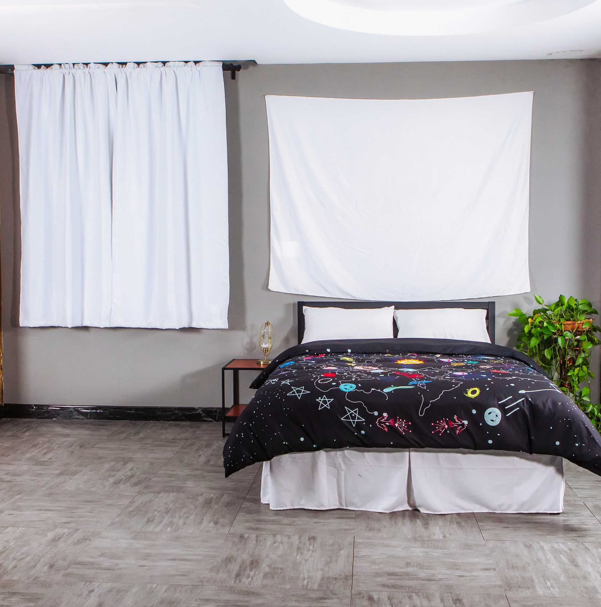 Amazon Hot Sale Luxurious Egyptian 3D Printing Duvet Cover Bedding Set 100% Cotton With Bed sheets