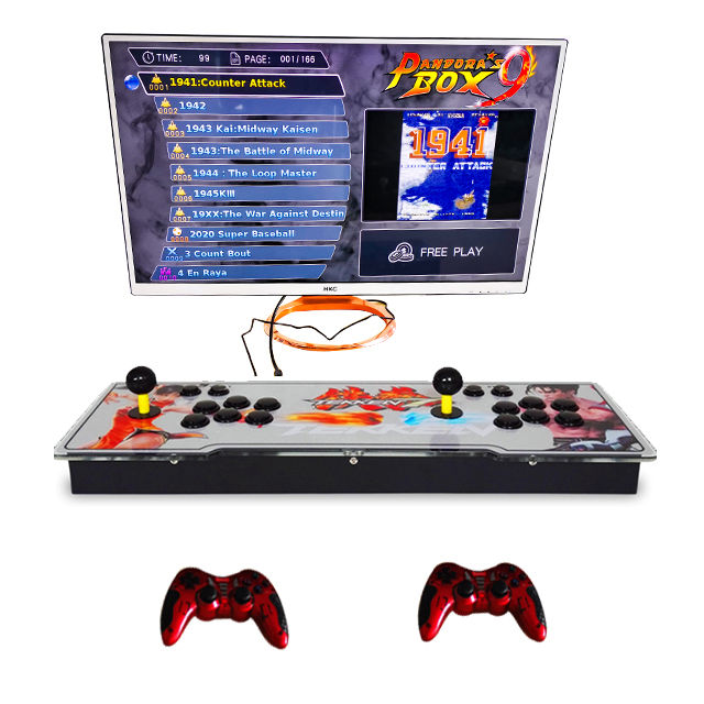 Pandora Box 9 аркадная игра портативная игровая консоль 3188 в 1 ретро классическая коробка Pandora 9 3D Джойстик для продажи