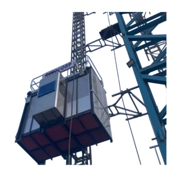 20m-150m high construction lift with paining or galvanize Sinocorp China brand