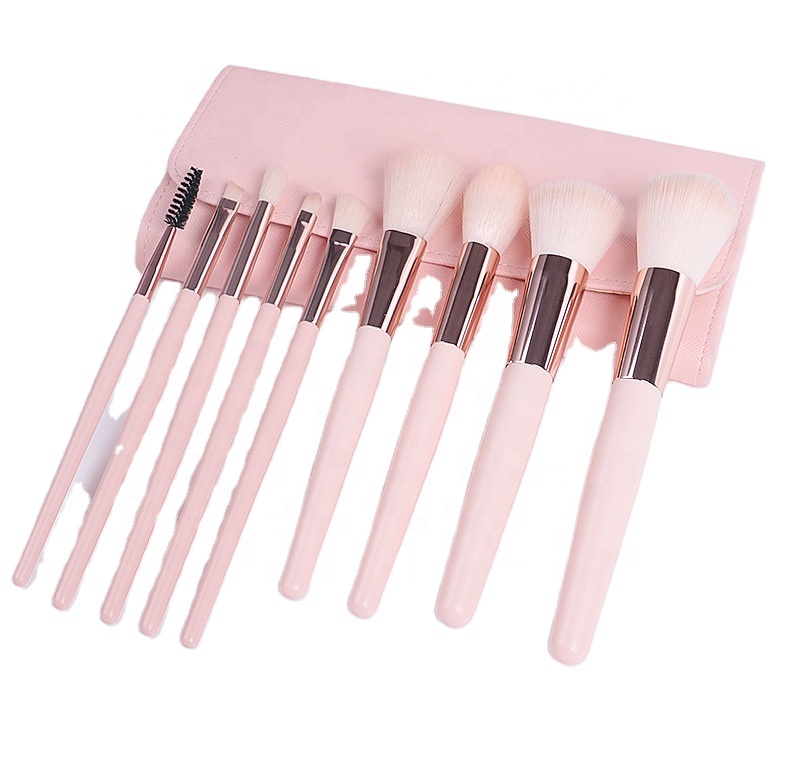 Yaeshii OEM Custom Logo Cosmetic Brush Natural Hair Private Label Professional Makeup Brush Set