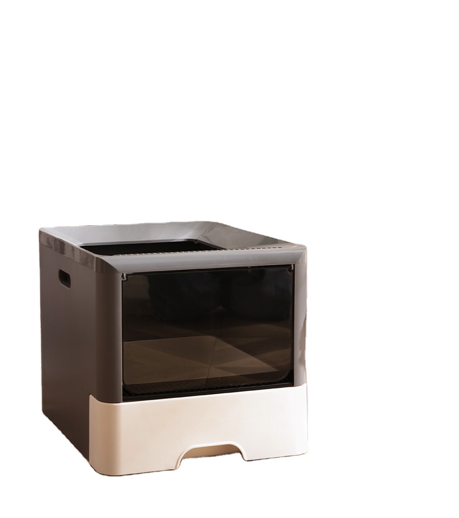 Suitable For All Ages Of Cats Free And Comfortable Large Space Double Door Design Eco-Friendly Cat Litter Box