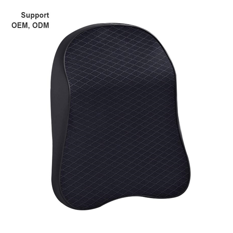 Car Pillows 3D Memory Foam Warm Car Neck Pillow PU Leather Seat Cushion Universal Lumbar Back Support Auto Accessories