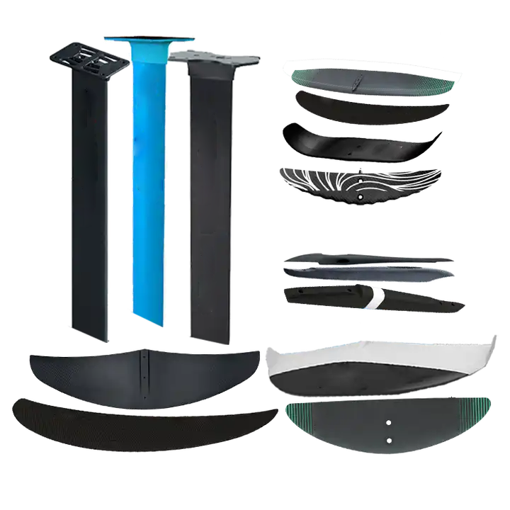 Factory custom fones naishs norths slingshots takumas gongs carbon fiber wingfoiling hydrofoil surfing foil wing