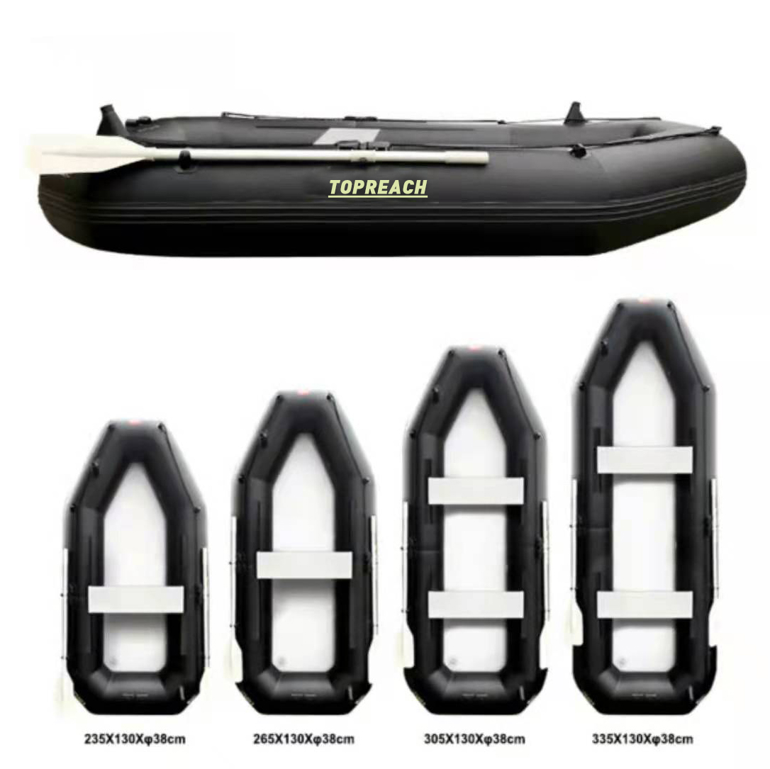Chinese quick speed inflatable rescue boat PVC fishing durable kayak for sales