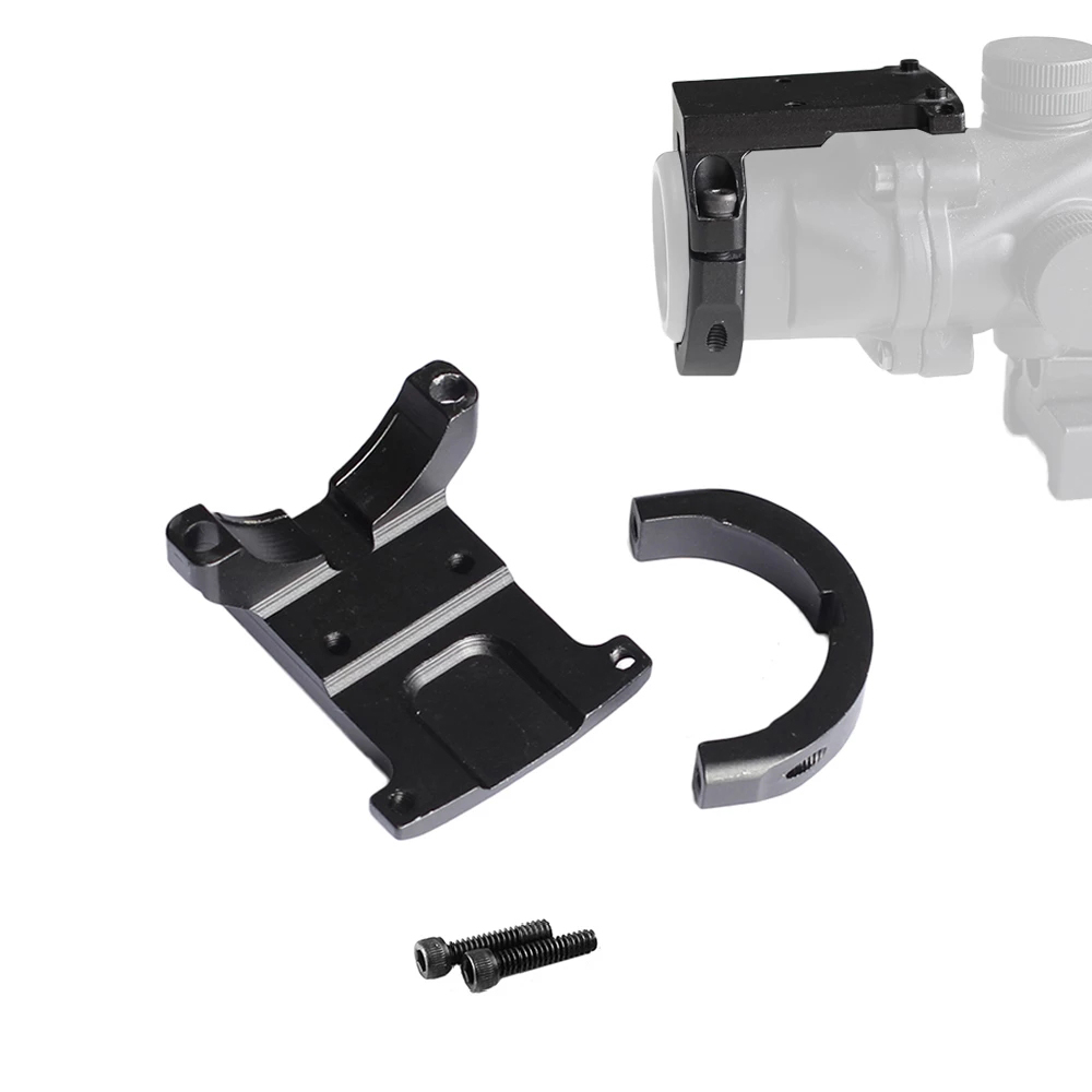 Tactical Ruggedized Miniature RMR Red Dot Reflex Sight Mount Base Adapter for Hunting ACOG 3.5x 4x 5x Riflescope