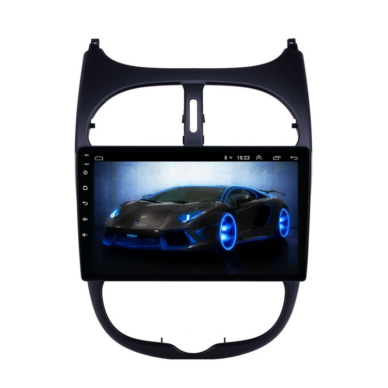9-дюймовый DVD GPS стерео 2 Din Android 9,1 радио в машине для Peugeot 206 navegacion GPS авто радио navigare gps с поддержкой Wi-Fi Зеркало Ссылка