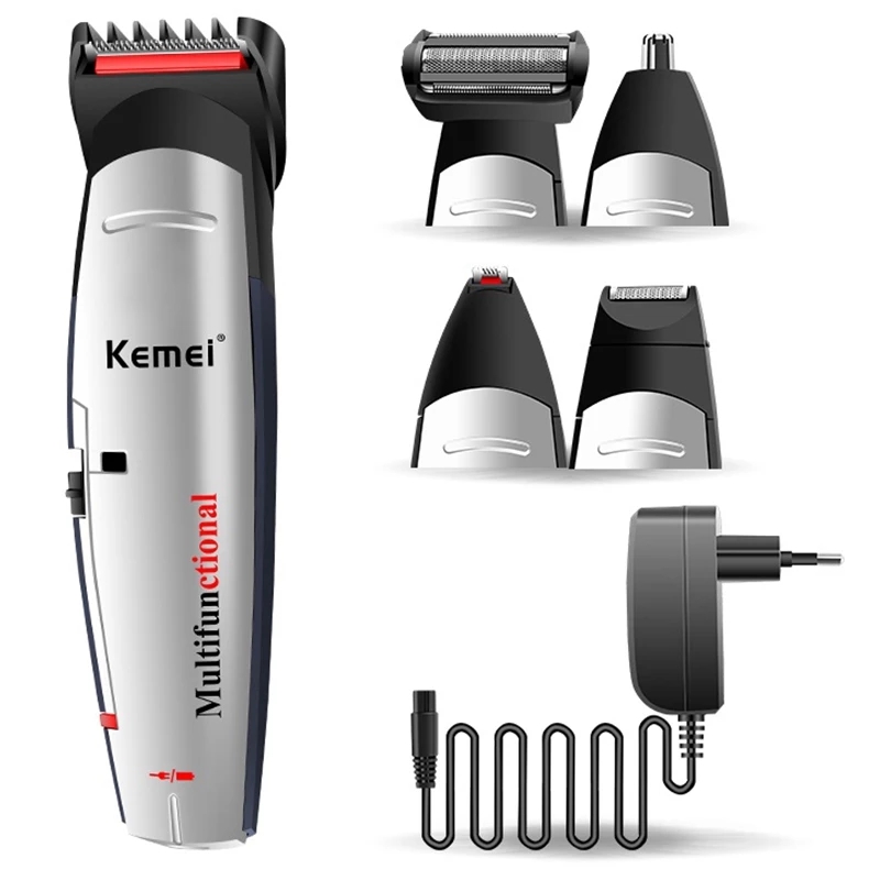 Kemei-560 Kemei бритва триммер 5 в 1 многофункциональная перезаряжаемая бритва Kemei профессиональная машинка для стрижки волос в носу