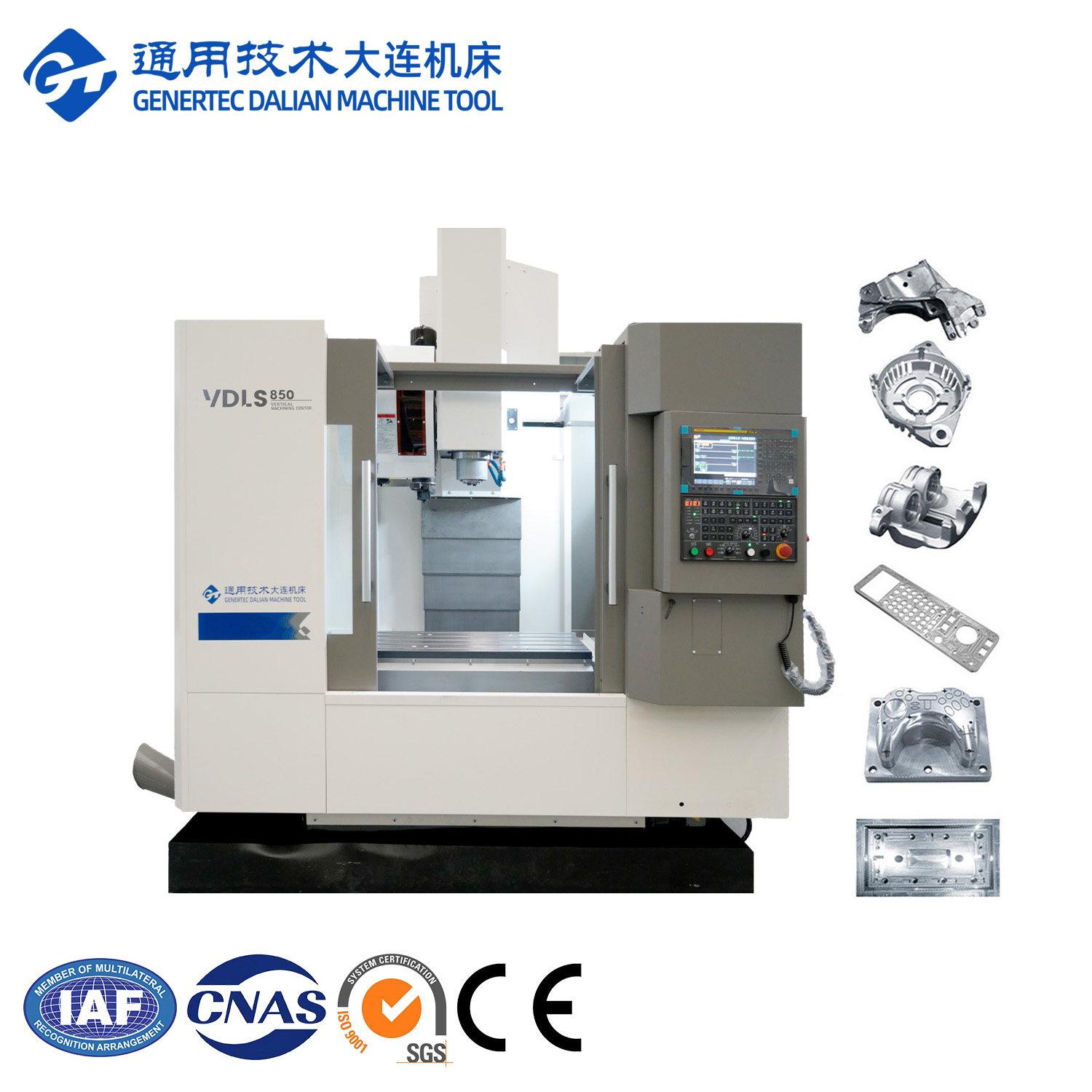 GT DMTG VMC850 Four Axis Cnc Machining Center Vmc Machine Cnc Milling Fresadora Cnc Milling Machine 4 Axis Dalian Factory