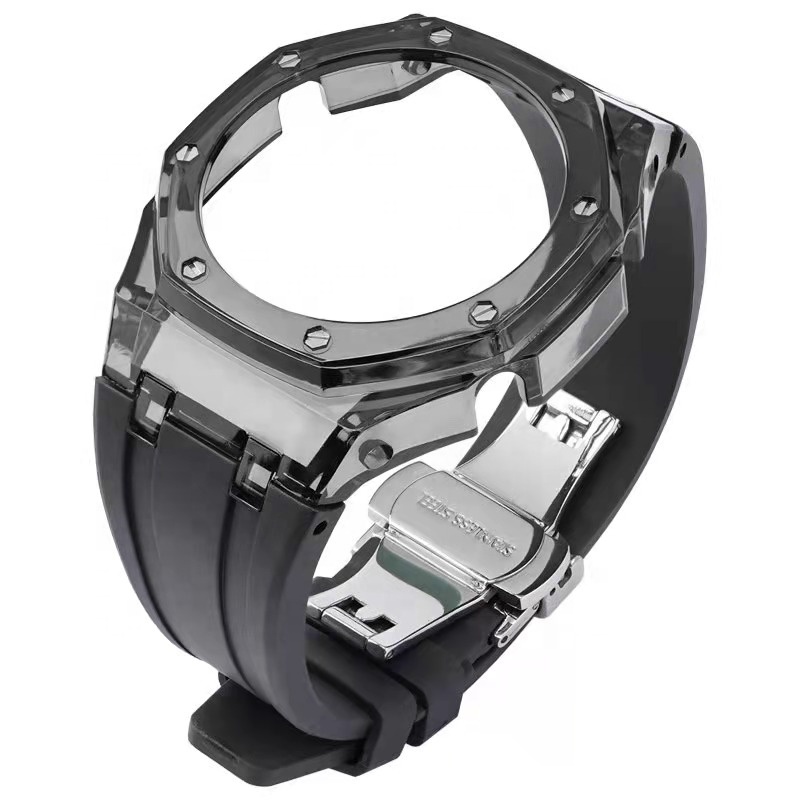 Новое поступление GSHOCK GA-2100 каучуковый ремешок прозрачные часы чехол рамка для модификации Замена