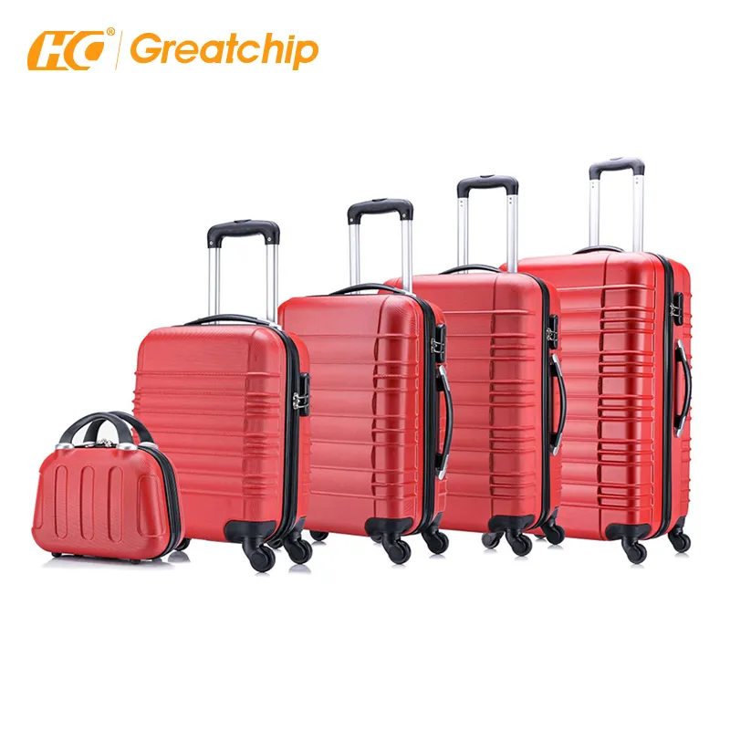 Abs travel suitcase sets 360 degree trolley suitcase hard shell luggage bags 24 inch sets