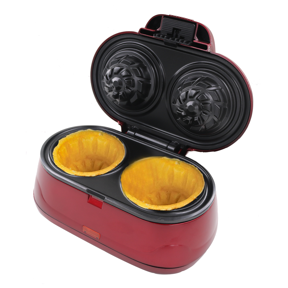 Electric Home Use Double Waffle Bowl Maker
