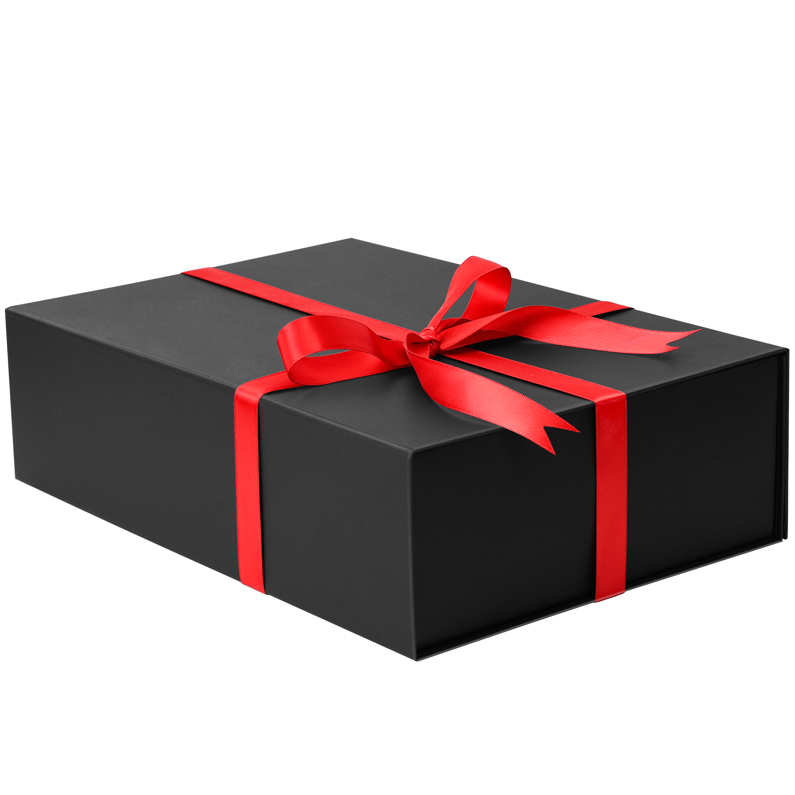 Black Large Packaging Luxury Gift Boxes Chocolate Cosmetic Skincare Christmas Kid Present Folding Magnetic Paper Baby Gift Box