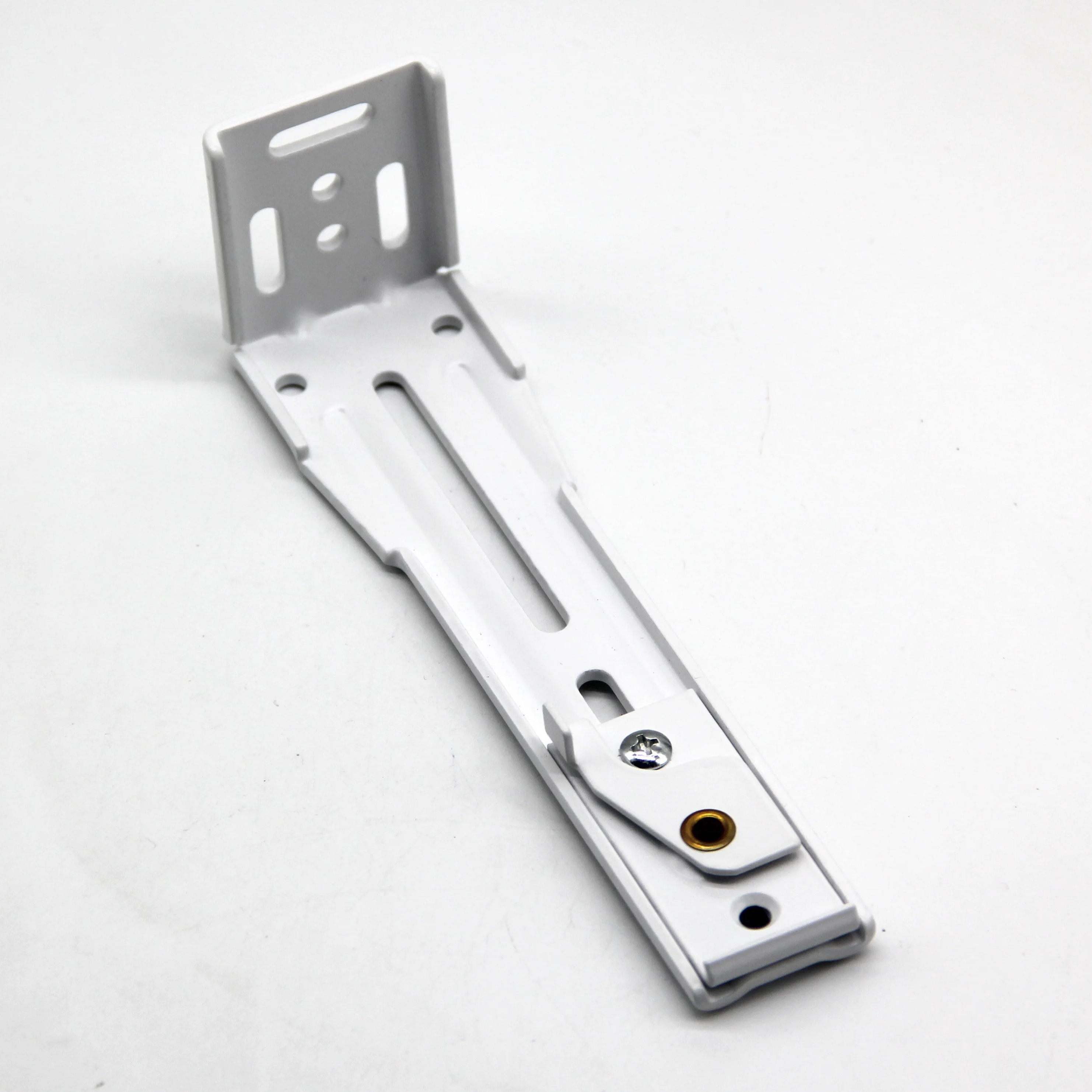 Super Strong Triple Bracket White Exentible Curtain Rail Bracket Iron Wall Fix for wave fold s fold curtain rail ripple fold