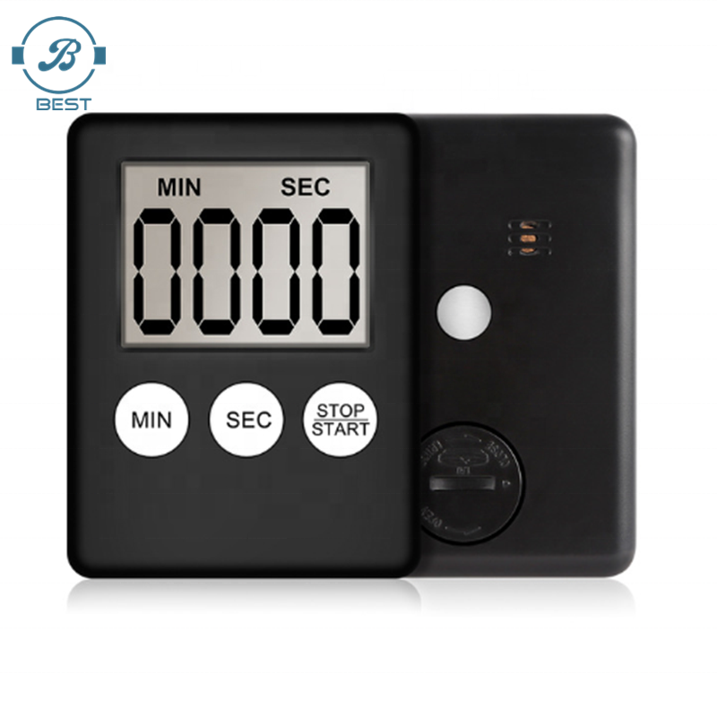 Super Thin LCD Digital Screen Kitchen Timer Clock Square Cooking Count Up Countdown Alarm Sleep Stopwatch Timer Clock
