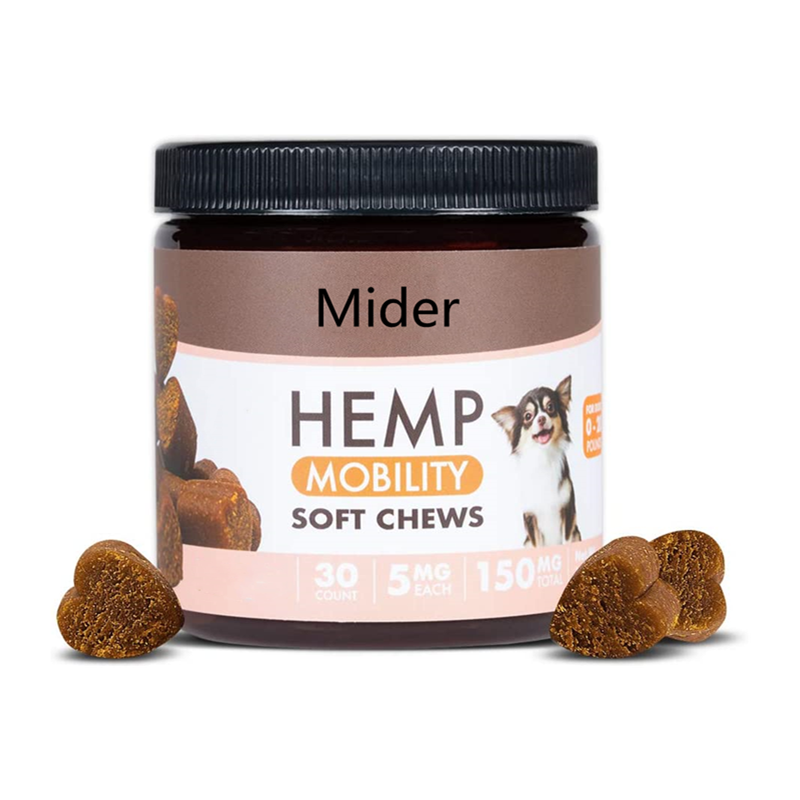 Custom Formula Hemp Relief Pain MSM Chondroitin Collagen Curcumin Hyaluronic 264g Veterinary Treatment Pets Hip Joint Soft Chews