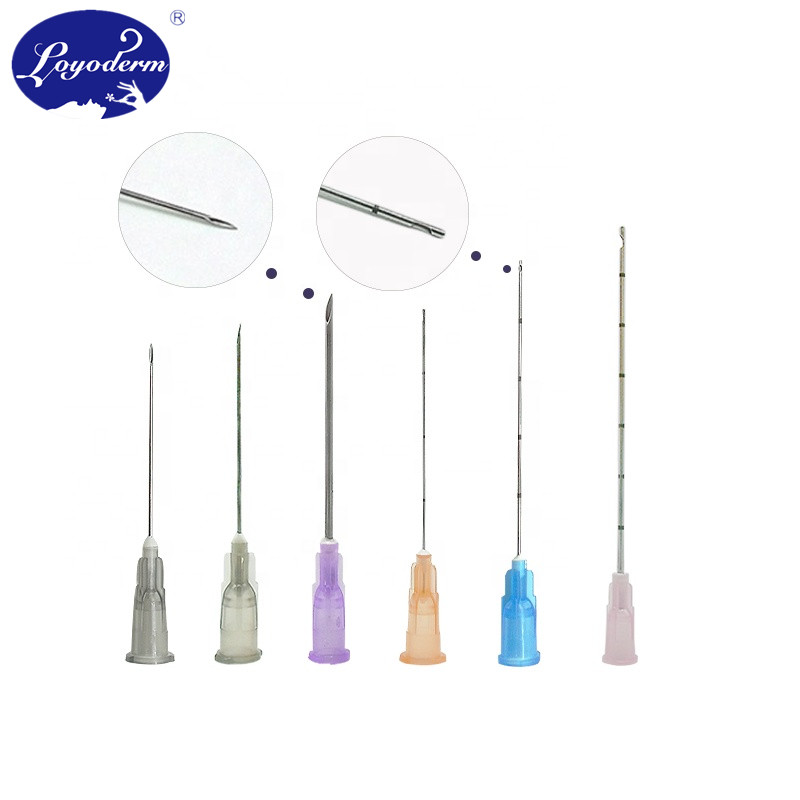 Гибкая одноразовая микро тупой кончик cannula иглы для наполнителей