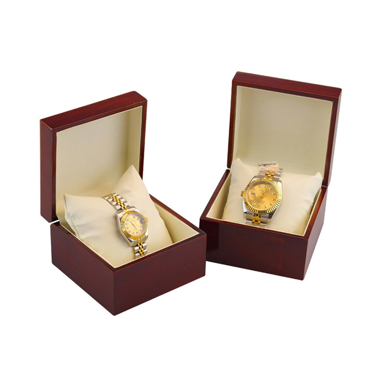 Custom High End Wooden Special Paper Cover Men Women Watch Boxes Custom Logo luxury Fashion Watch Box
