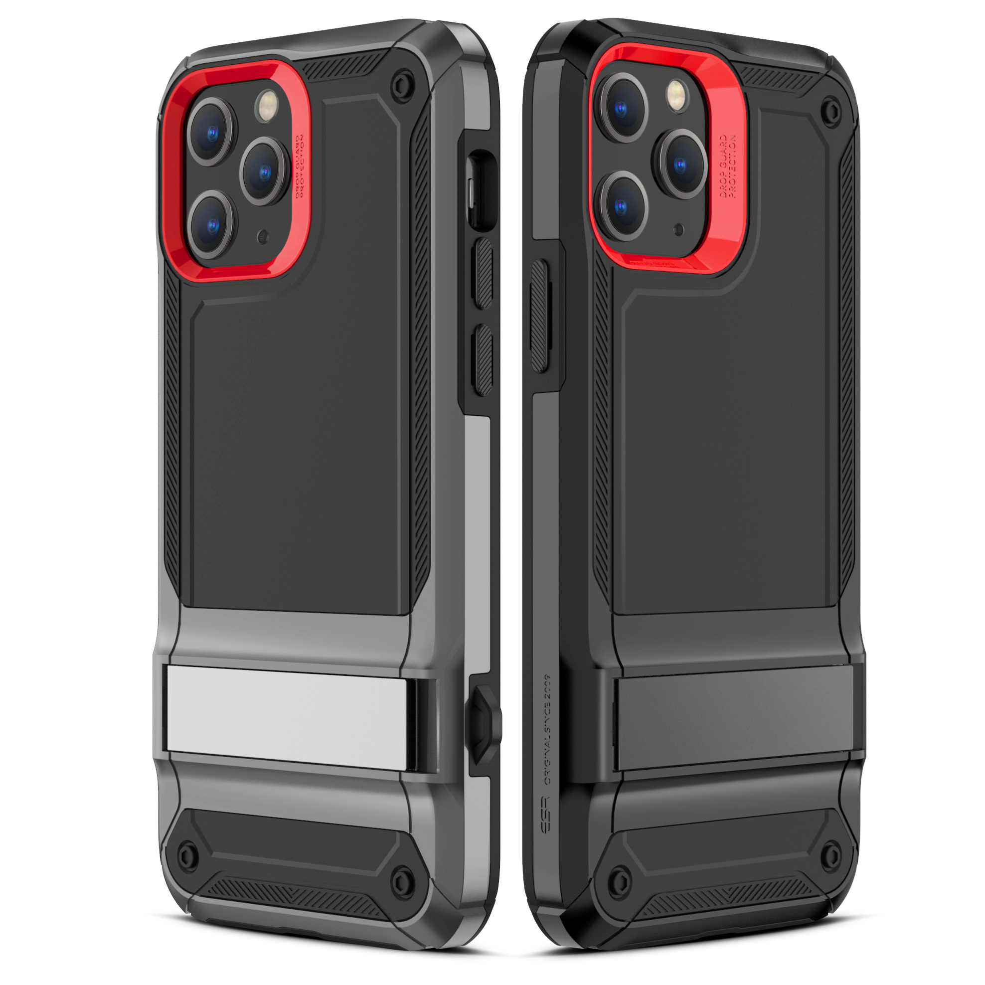 ESR военного класса для iPhone 12 Pro прямая поглощения сильный защитный чехол с металлической подставкой Бесплатная доставка Amazon Горячая распродажа!