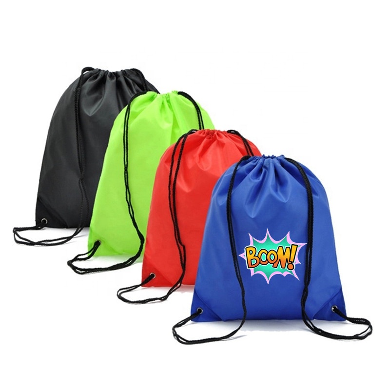 Оптовая Продажа полиэстер пользовательские Drawstring мешок, водонепроницаемый нейлон Drawstring мешок большой мешок обуви