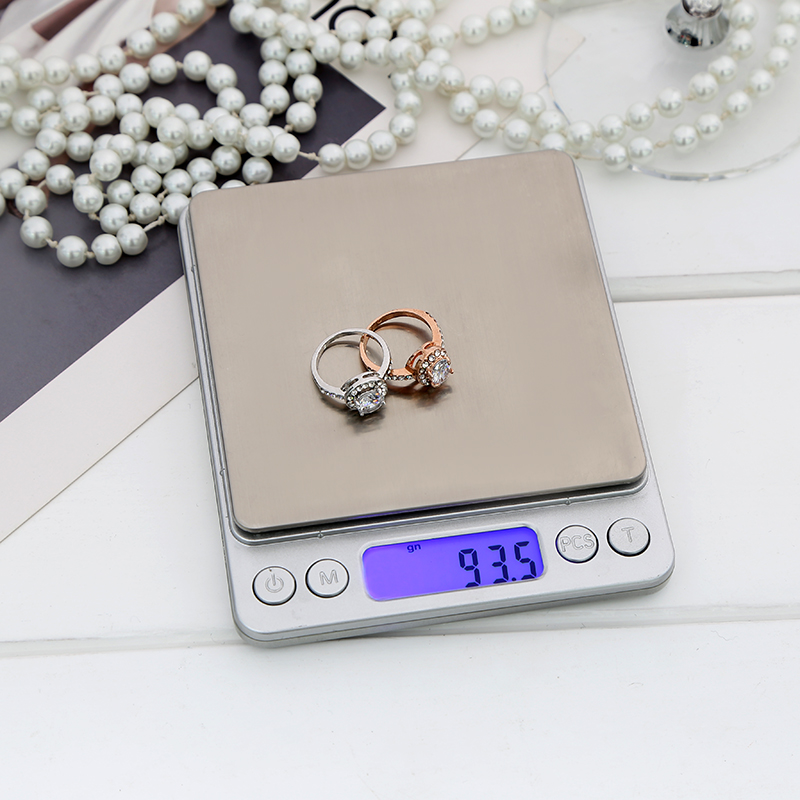 Мини цифровые ювелирные весы Карманные электронные весы 500g * 0,01g