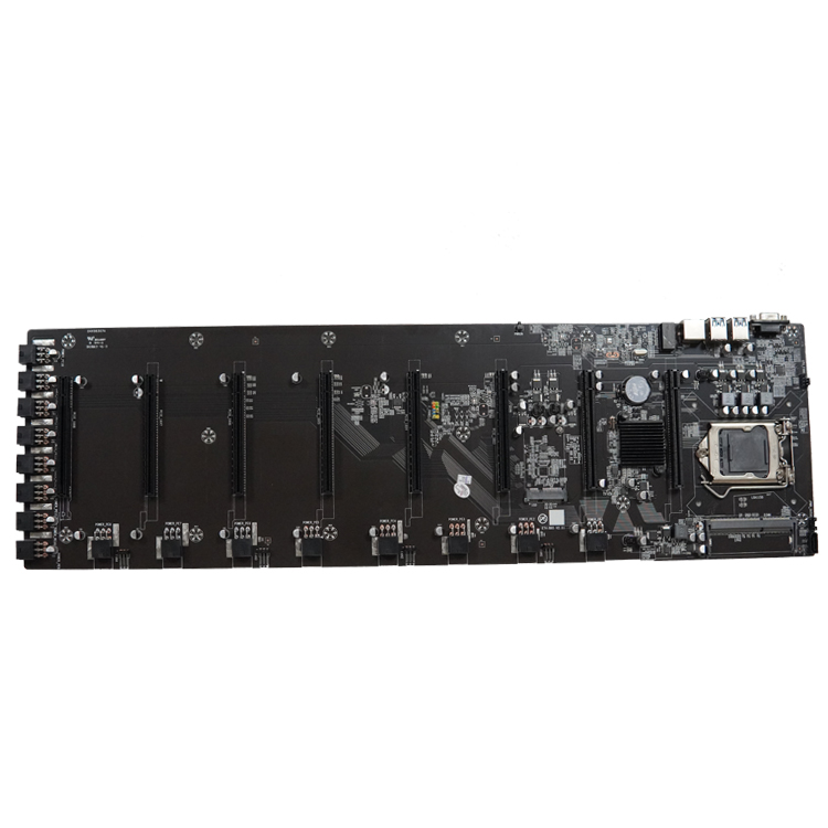 Врубовая машина материнская плата ETH-B85 BTC графическая карта горно-8 GPU LGA1150 слот 65 мм пространство