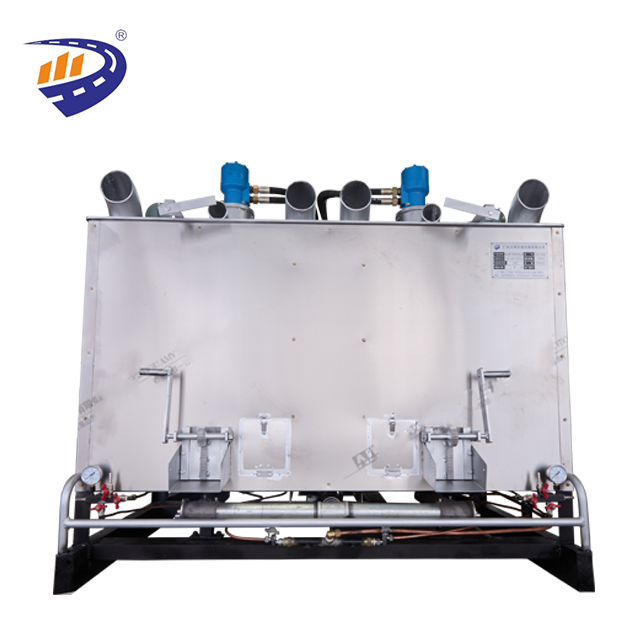 China factory price DW1200sDouble cylinder Hydraulic stirring with diesel heating system Thermoplastic paint Hot melt kettle