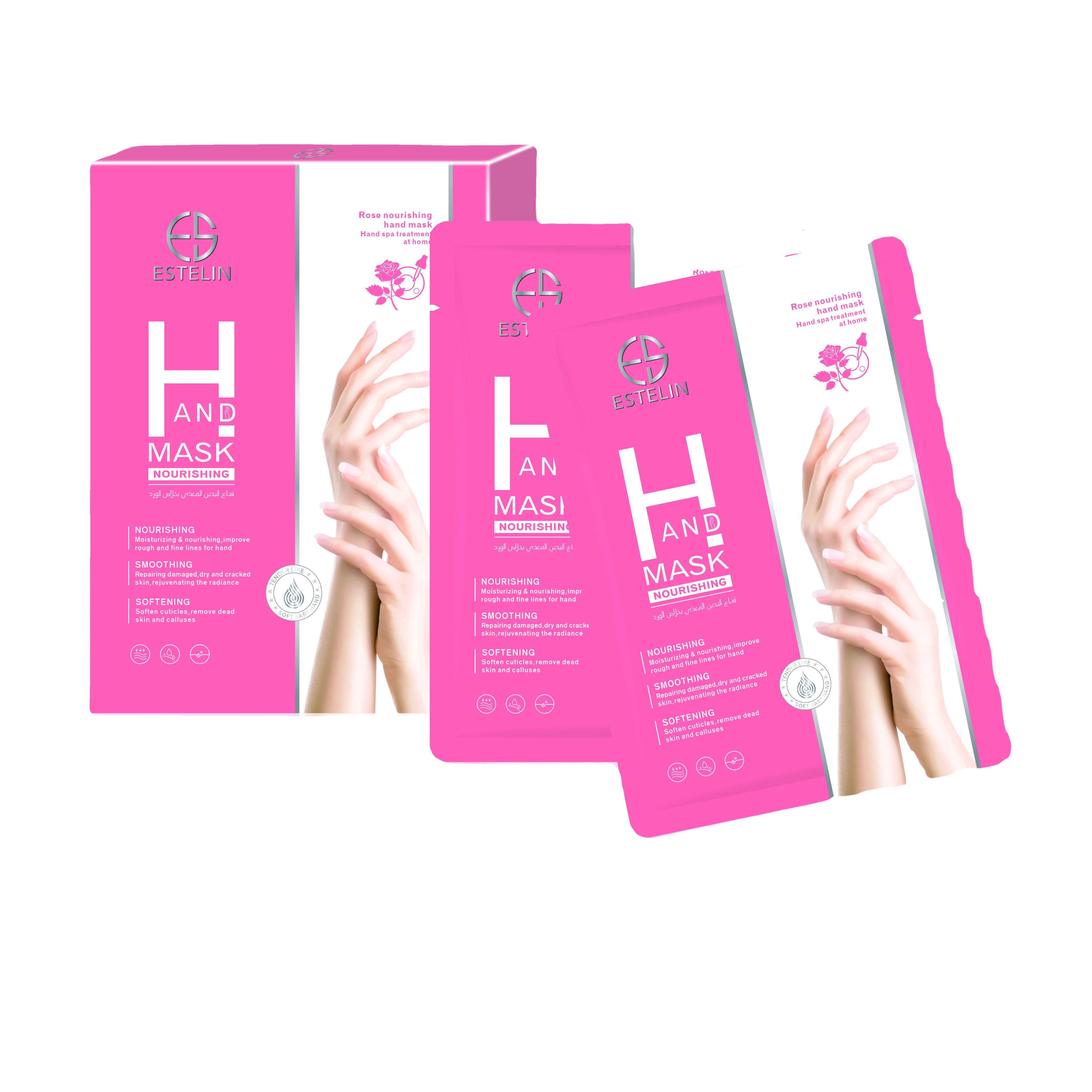 Rose nourishing hand mask