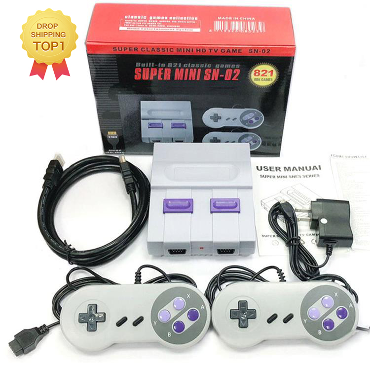 Оптовая продажа HD игровых консолей игра в кости классические встроенный 821 ТВ чехол для телефона в виде ретро-игровой консоли 8 бит видео игровая приставка