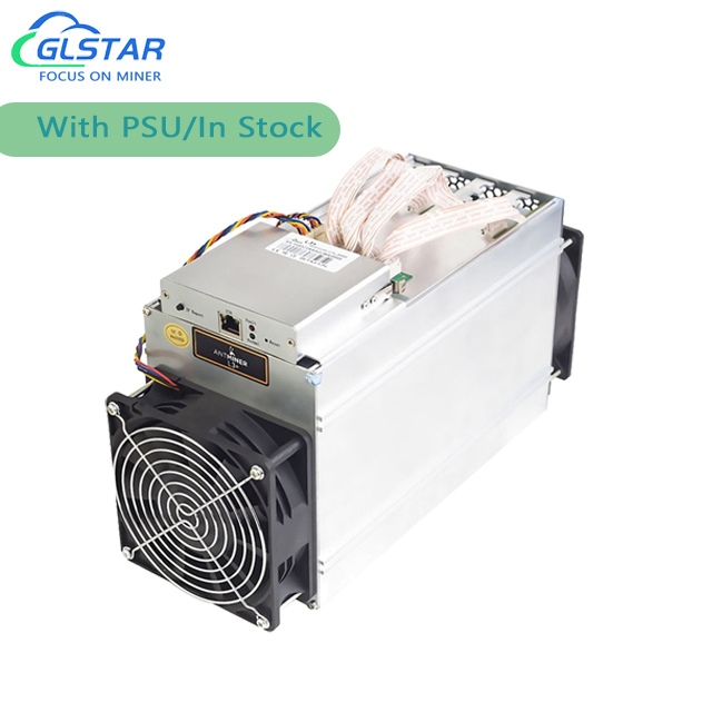 Stock LTC Used New ASIC Litecoin L3+ 504mh/s Bitmain Mining 600mh 504m Antminer L3 plus Blockchain Miners with power supply PSU