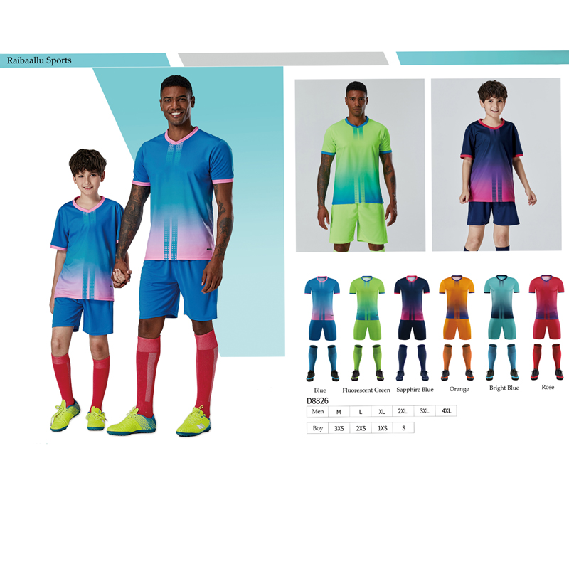 Quick Dry Soccer Jersey Customization Parent-Child Soccer Training Jerseys Tracksuit Uniforms Football Jersey